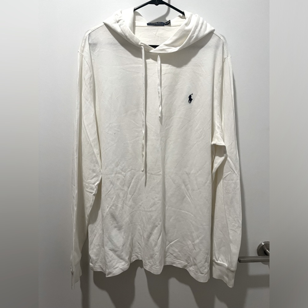 Mens POLO - Lightweight cotton Hoodie - SIZE XL